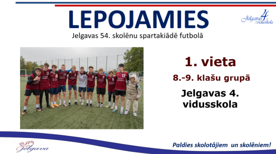 54. spartakiāde futbolā 8.-9. klasēm